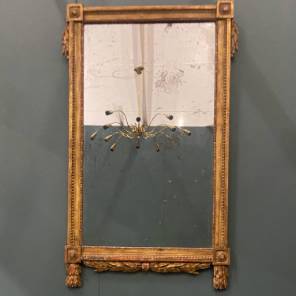 French 18th C. Giltwood Mirror C